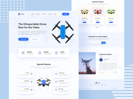 Drone - Product Landing Page preview picture