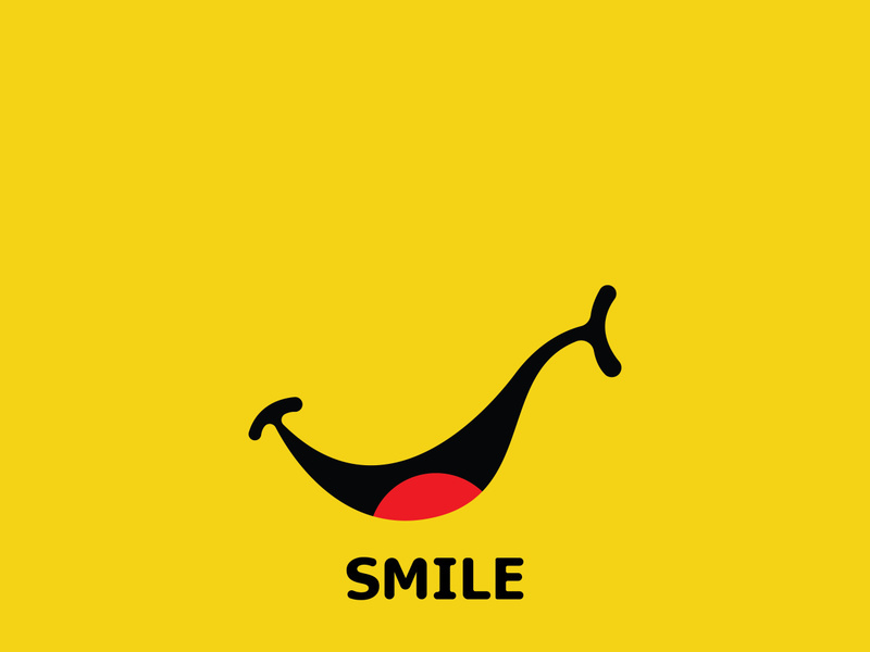 Smile logo and symbol vector image