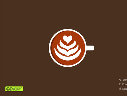Latte Art Vector Bundle
