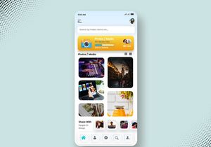 Files Storage and Sharing Mobile App UI Kit