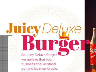 Welcome to the Juicy Deluxe Burger!