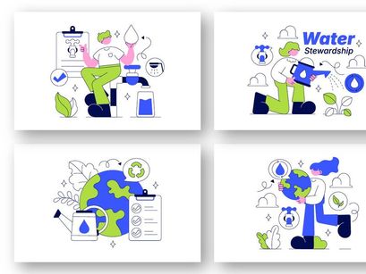 10 Water Stewardship Illustration