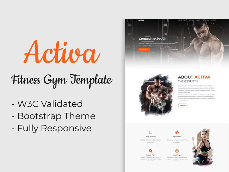 Fitness Gym HTML Template