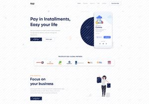 App Landing Template