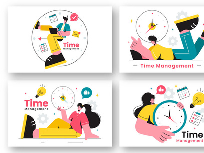 13 Time Management Planning Illustration