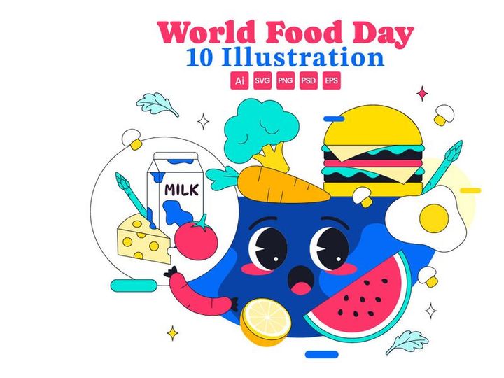 10 World Food Day Illustration