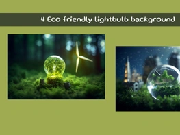 Eco friendly lightbulb background preview picture