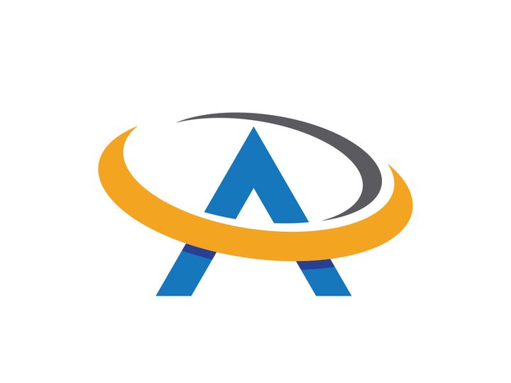 A Letter icon Template illustration design
