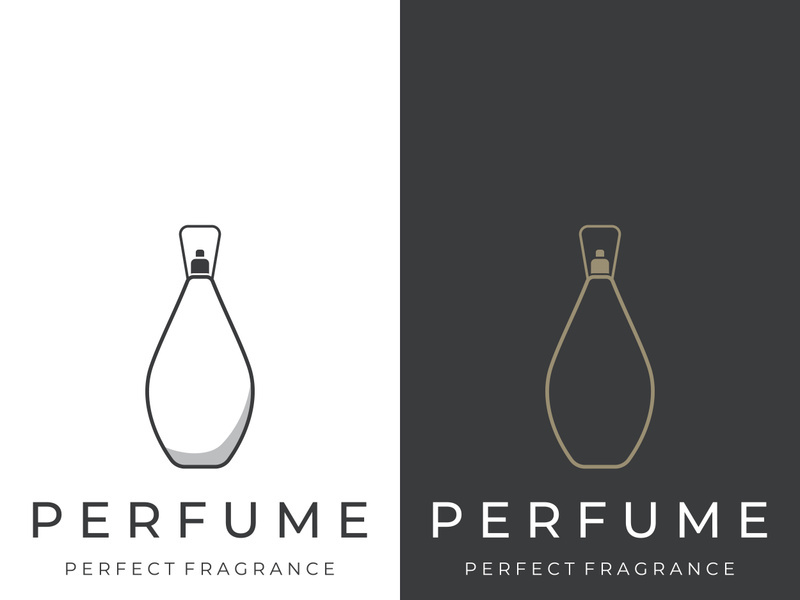 Isolated luxury perfume perfume cosmetic creative logo can be used for business, company, cosmetic and perfume shop.