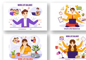 14 Work Life Balance Illustration