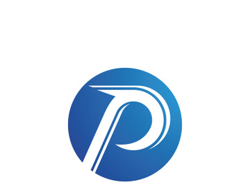 p logo and symbol vector template preview picture
