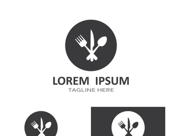 Creative spoon and fork logo. preview picture