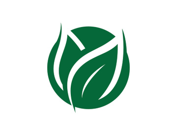 green leaf logo ecology nature vector icon preview picture