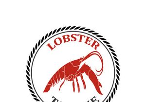 Lobster logo design template vector