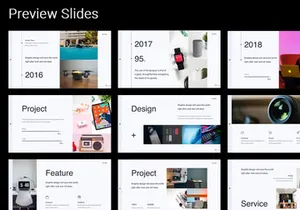 The Fiber - Creative & Minimal Powerpoint Template