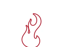 Fire flame logo vector illustration desig