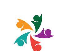 Community logo business template and icon people vector