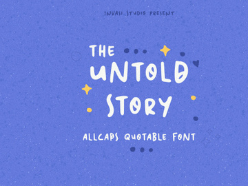 The Untold Story | Quotable Font preview picture