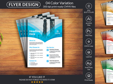 Creative Flyer Design Template preview picture