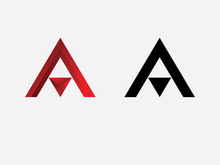 A Letter Logo Business icon Template Vector design