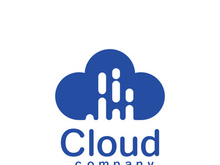 Cloud logo vector icon illustration