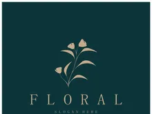 Elegant floral and leaf frame. Delicate botanical vector illustration for labels, spas, corporate identity, and wedding invitations