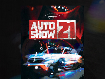 Auto Show A4 Flyer preview picture