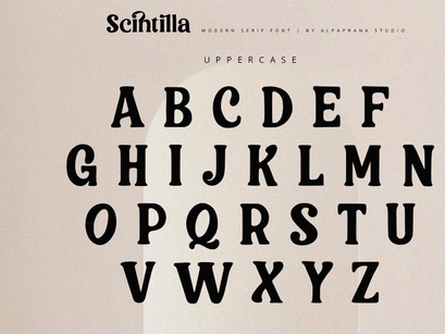 Scintilla - Modern Serif Font