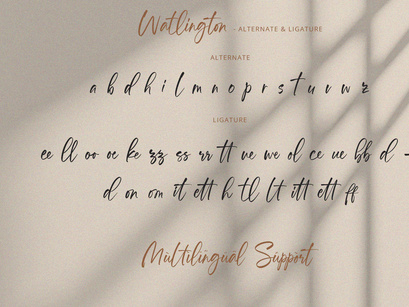 Watlington - Handwritten Font