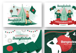 15 Happy Independence Bangladesh Day Illustration