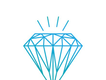 Diamond logo template vector icon illustration design
