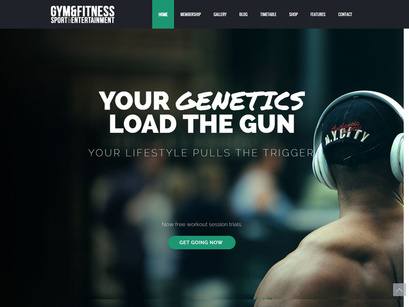 Gym WordPress Theme
