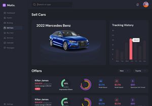 Motiv: Free Car Dashboard UI for Figma