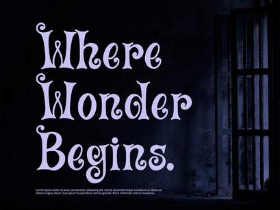Illusion Thread - Display Font