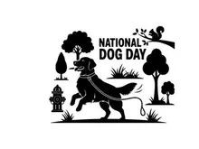 Nationaler Hundetag – Flächendesign-Vektorgrafik-Illustration