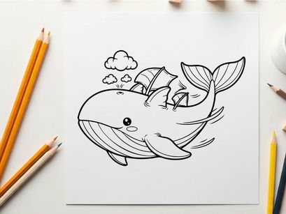 Sleeping baby in womb vector illustration flat design