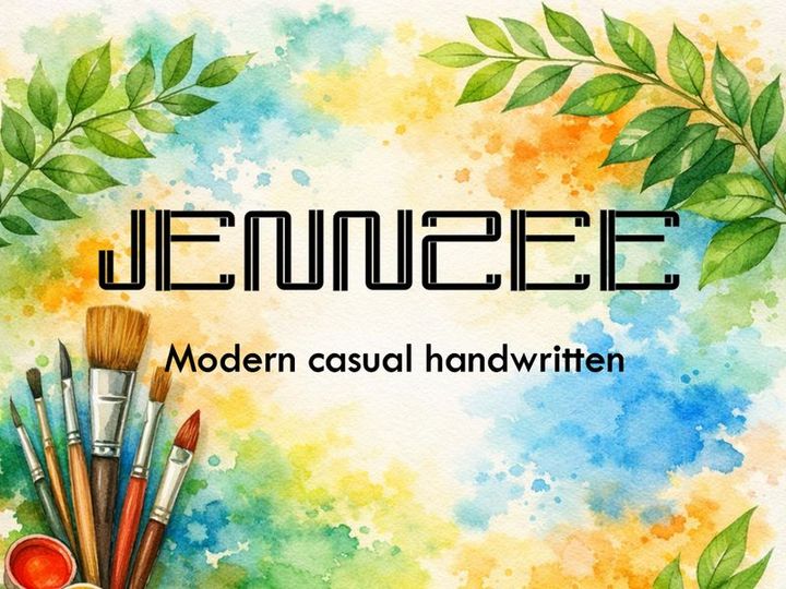 JENNZEE – Modern Casual Handwritten Font (TTF)