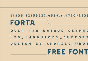 Forta – Free Display Font