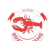 Vintage lobster logo