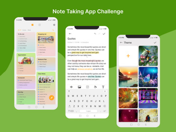 Note Taking App Design preview picture
