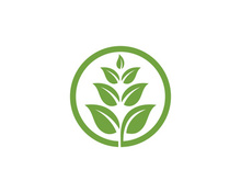 Eco green icon illustration design