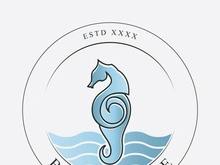 Sea horse logo