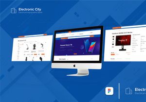 Template ui E-Commerce Electronic City