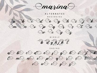 Marina - Modern Script Font