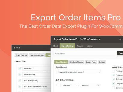 Export Order Pro - Export Order Items Pro for WooCommerce v3.1