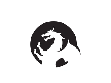 Dragon icon vector illustration design preview picture