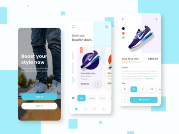 Shoes App Design preview picture