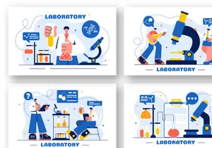 18 Laboratory Science Illustration