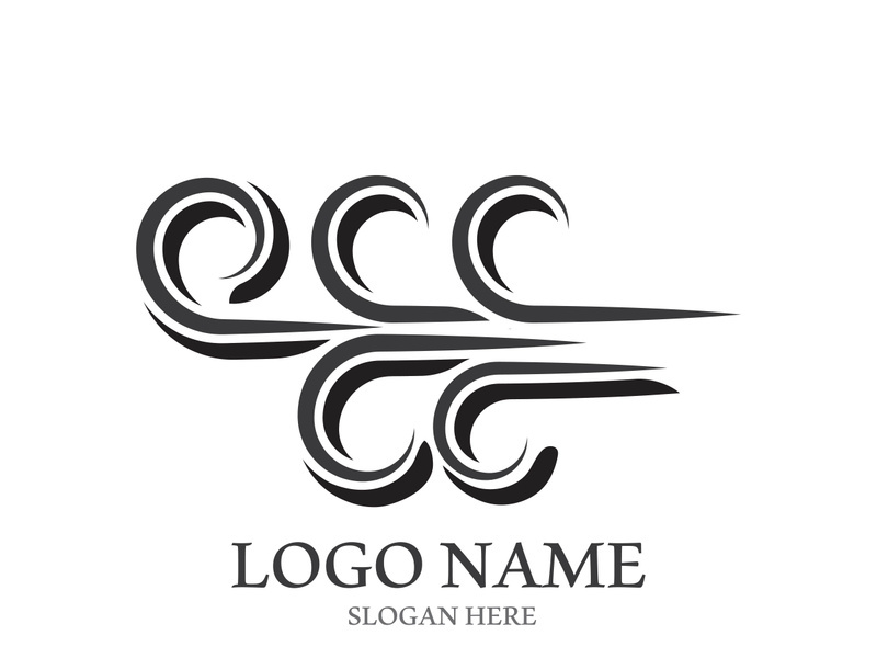 Wind icon vector illustration design template
