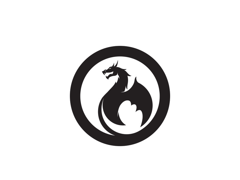 Dragon icon vector illustration design